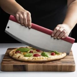 Cousin Luca's Rocking Pizza Cutter With Blade Guard -BBQ Grills Sales Store 22159 INUSE1 1