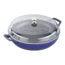 Staub 3.5 Qt. Braiser W/ Glass Lid -BBQ Grills Sales Store 40501 987 0 1