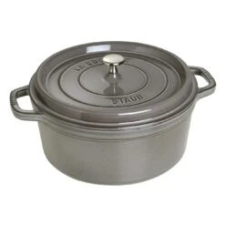 Staub Round Cocotte 7 QT -BBQ Grills Sales Store 40509 314 0 1