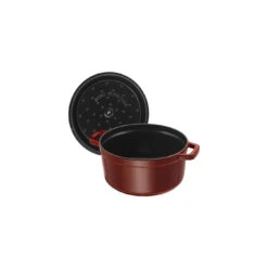 Staub Round Cocotte 5.5 QT -BBQ Grills Sales Store 40509 355 0 5