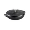 Lodge Blacklock *17* Triple Seasoned Cast Iron 4QT Braiser With Lid