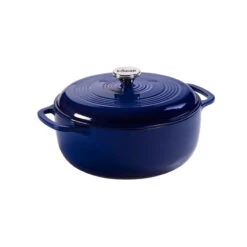 Lodge 6 Quart Enameled Dutch Oven, Indigo