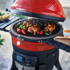Kamado Joe Konnected Joe Digital Charcoal Grill And Smoker IN-STOCK NOW -BBQ Grills Sales Store KJ15041123 13 FoodShot