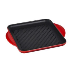 Le Creuset 9.5" Square Grill Pan 12 Le Creuset 9.5" Square Grill Pan -BBQ Grills Sales Store L21273A 2467 LPR