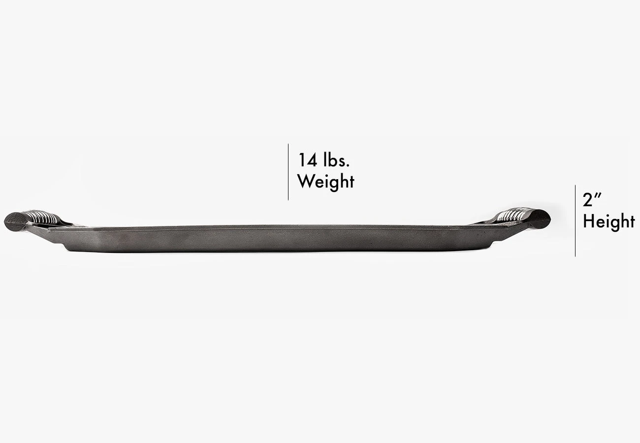 Finex Cast Iron Double Burner Griddle 4 Finex Cast Iron Double Burner Griddle - Image 4