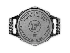 Finex 5 Qt. Dutch Oven -BBQ Grills Sales Store gallery dutch oven bottom 1